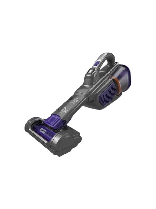 Black & Decker BHHV520BFP, Kuiva, Sykloninen, Paljas lattia, Matto, Kovat lattiapinnat, Rappusten askelmat, Verhoilu, Pussiton, Musta, Violetti, 0,7 L