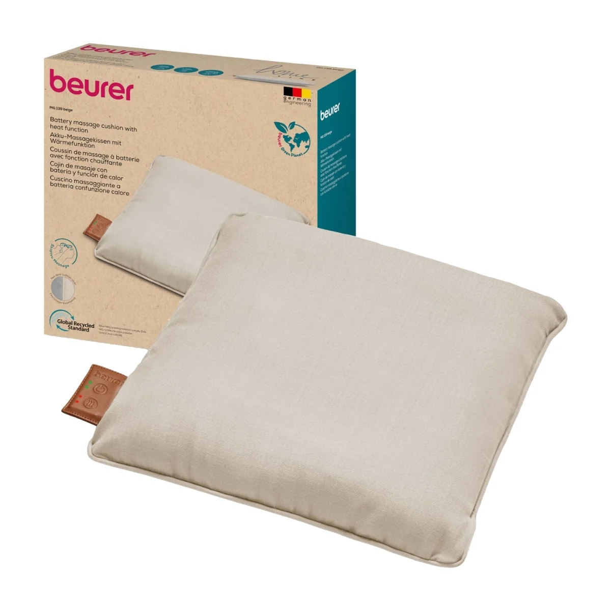 Beurer MG 139 Green Planet -hierontatyyny, beige
