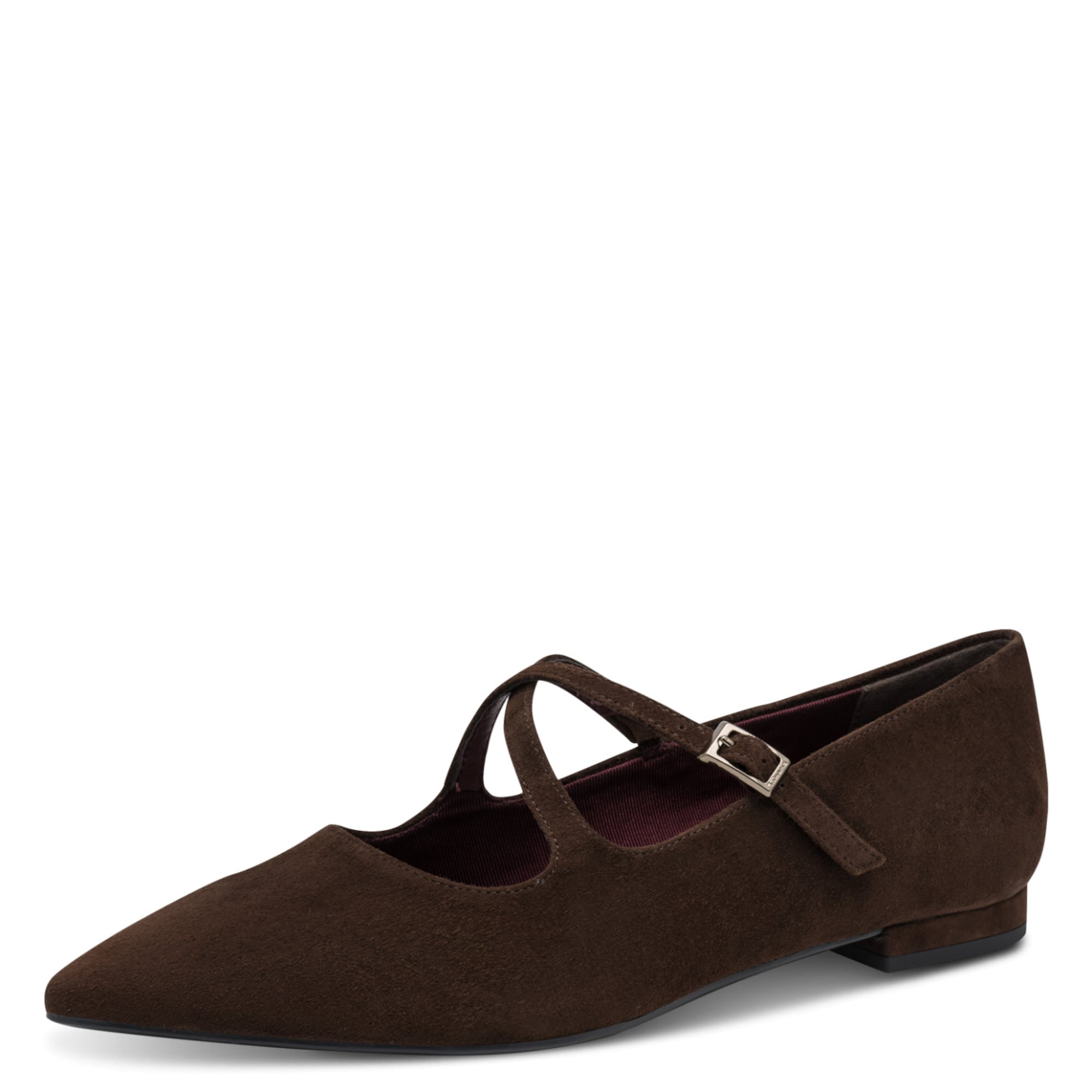 Tamaris Ballerina 'Woms' tummanruskea