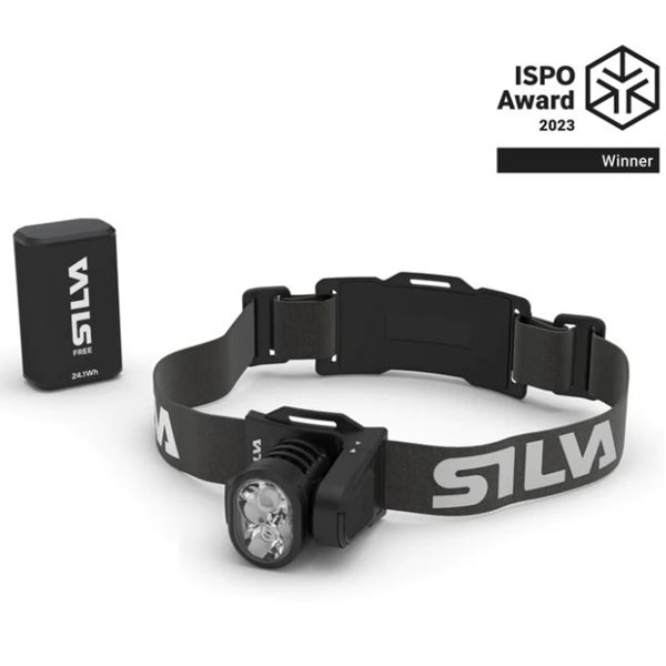 Silva Free 3000 S, otsalamppu, musta