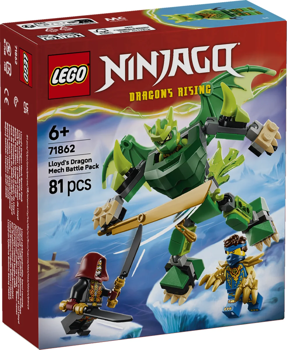 LEGO Ninjago 71862 Lloydin lohikäärmerobottitaistelupakkaus