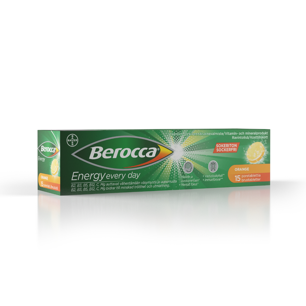 Berocca Energy Orange 15 kpl poretabletti