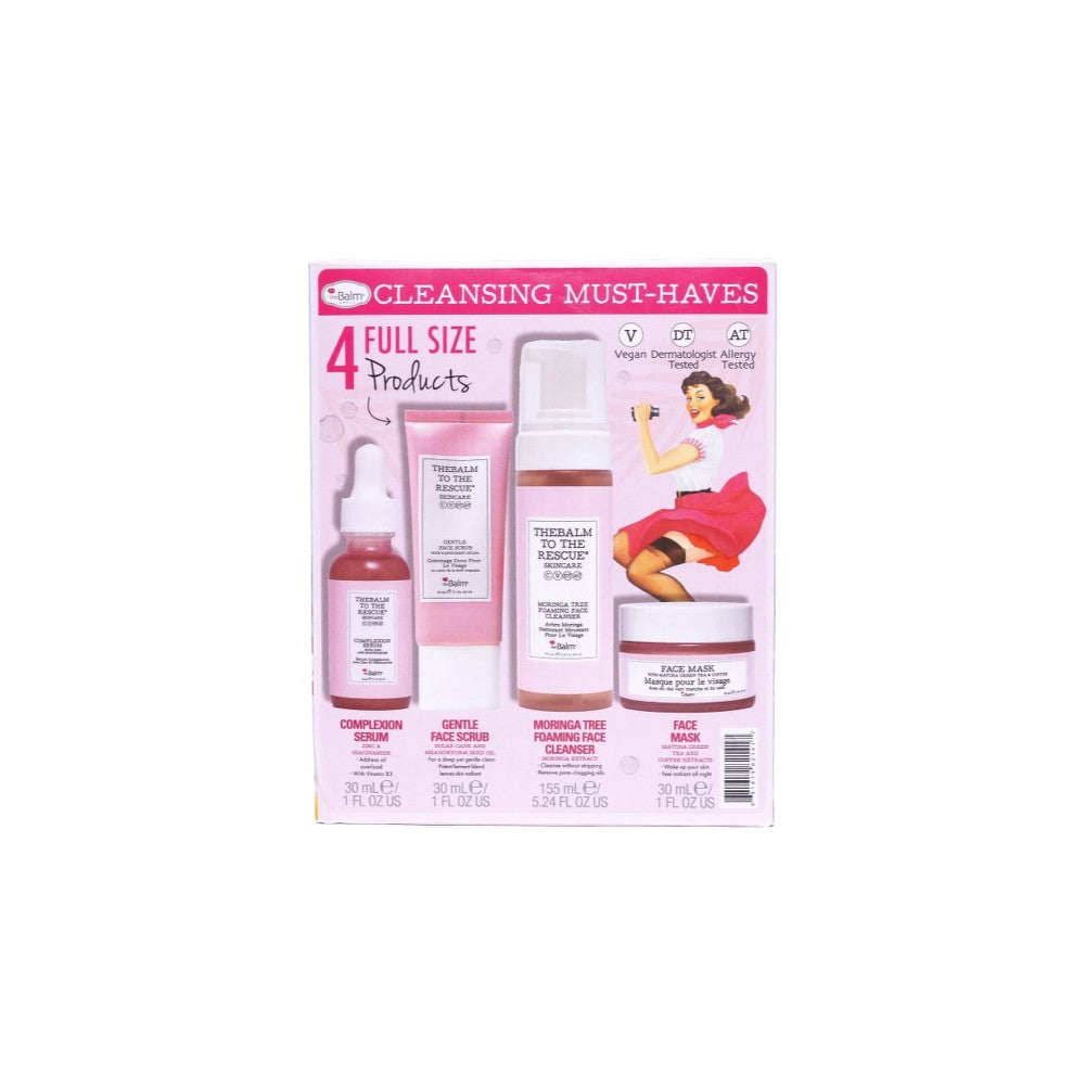theBalm To The Rescue® Skincare Collection -lahjasetti täydelliseen ihonpuhdistukseen