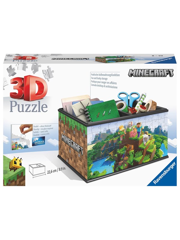 Ravensburger Aufbewahrungsbox Minecraft108p 3D Palapeli