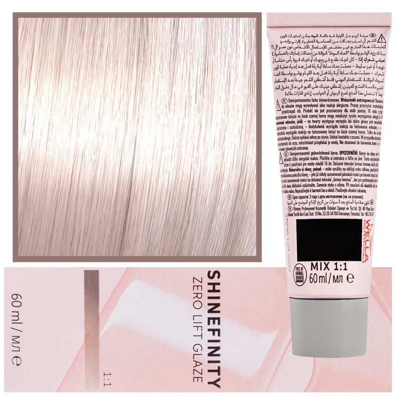 Wella Shinefinity Zero Lift Glaze Hiusväri 60ml 09/07 | Erittäin vaalea luonnollinen vaaleanruskea