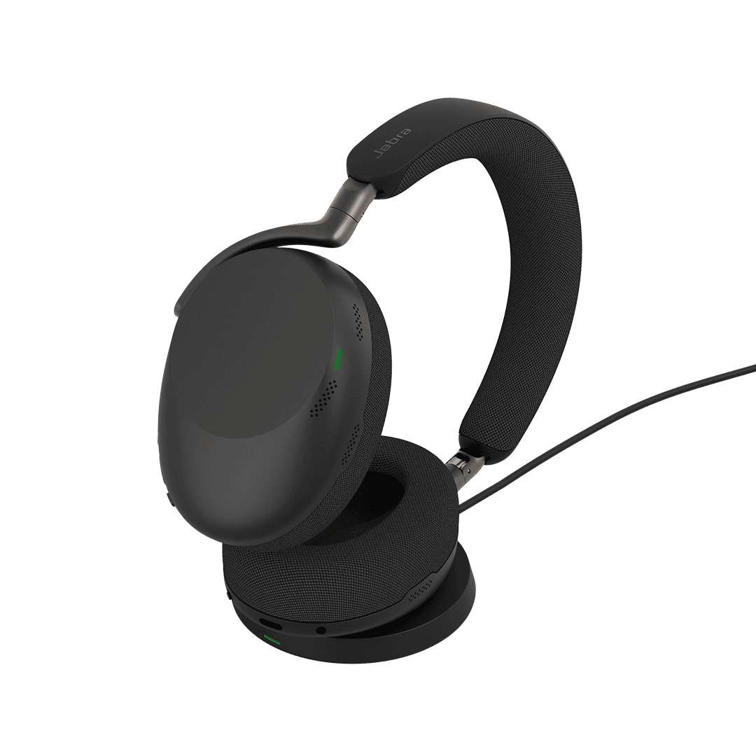 Jabra Evolve3 85 MS Link390c - Black (Incl. Wireless Charging Pad)