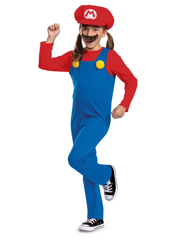 Jakks Naamio - Super Mario -asu - Mario (128 cm)