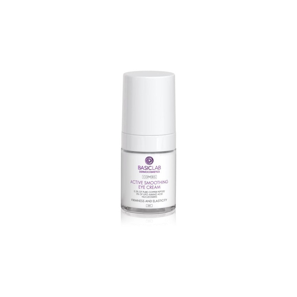 BasicLab Dermocosmetics Copperis silottava silmänympärysvoide päiväksi 18 ml