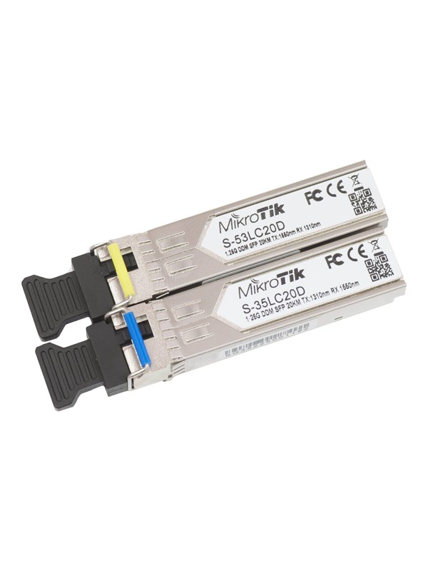 MikroTik 2 x SFP 1.25G 1310/1550nm 20km