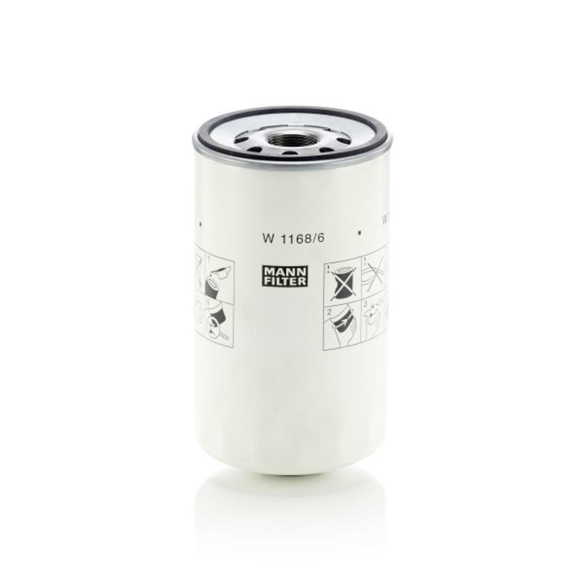 Öljynsuodatin MANN-FILTER W 1168/6
