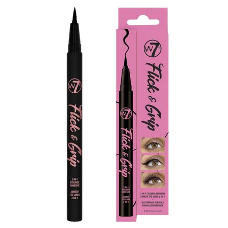 W7 Flick & Grip Pen Musta Eyeliner – 1 ml