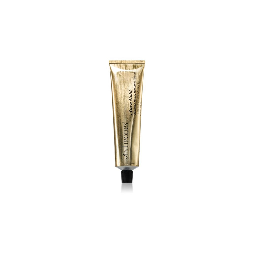 Antipodes Maschera kasvojen heleyttäjä Aura Gold (maschera manukahunajaheleyttäjä) - Tilavuus: 75 ml