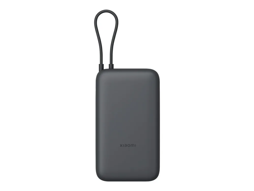 Xiaomi Power Bank 20000 (Integrated Cable) - Dark Grey - 20000 mAh