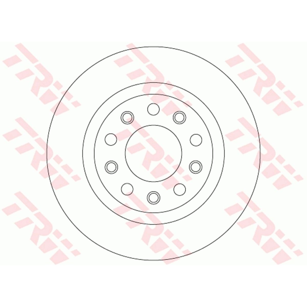 Jarrulevy TRW DF8070
