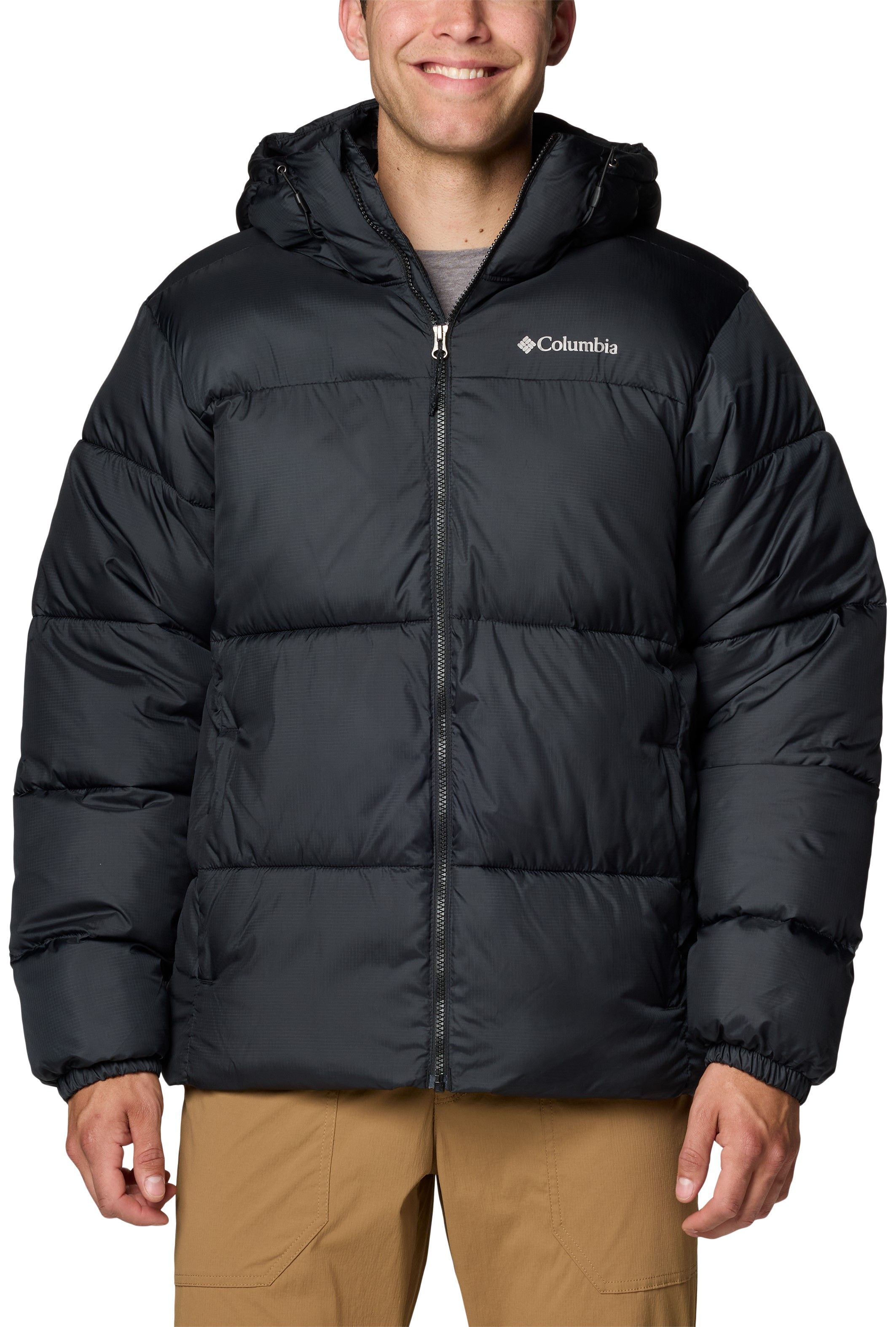 Columbia PuffectTM II Hooded Jacket takki, Black