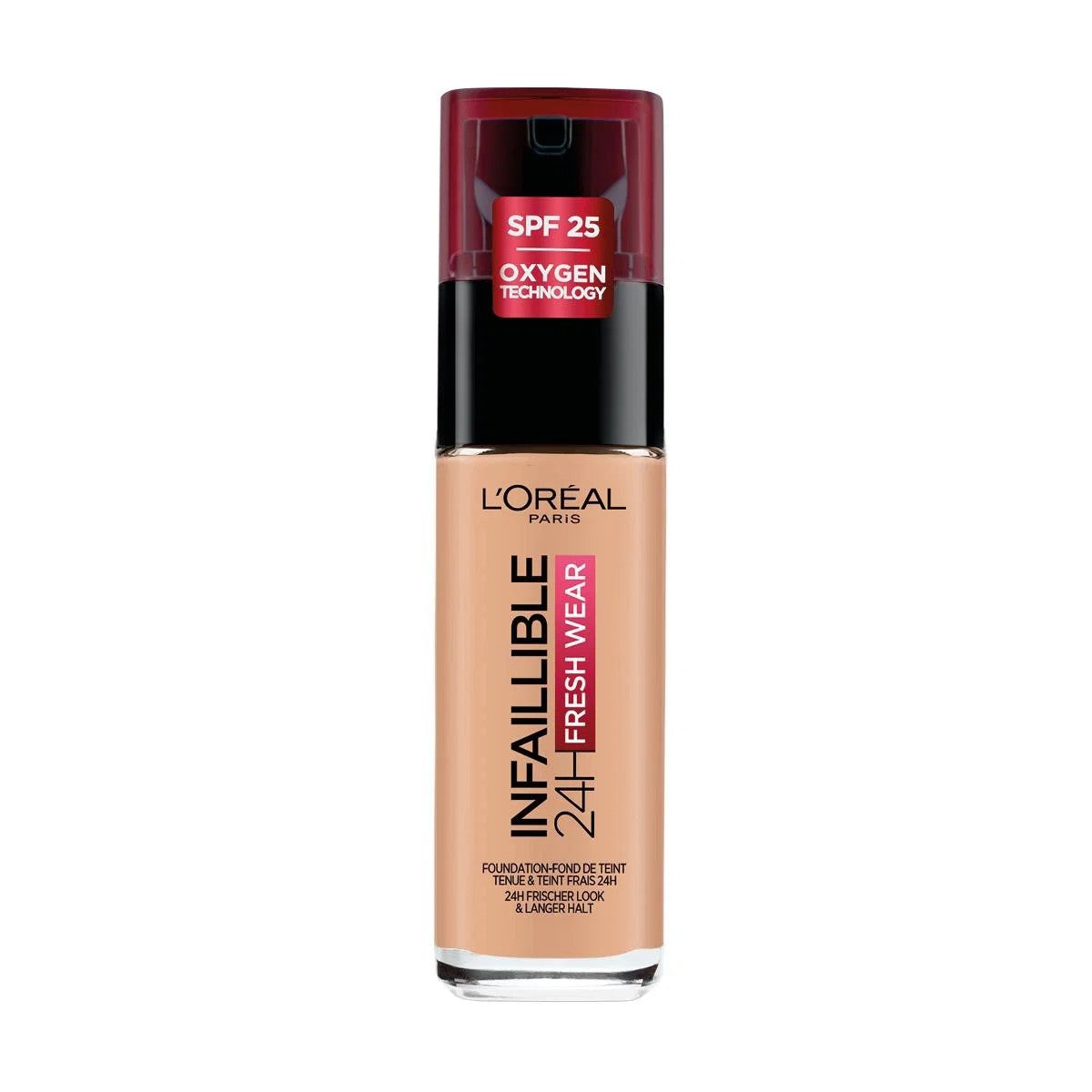 L'Oréal Paris Infaillible 32H Fresh Käytä pitkäkestoista nestemäistä meikkivoidetta 235 Hunaja 30 ml