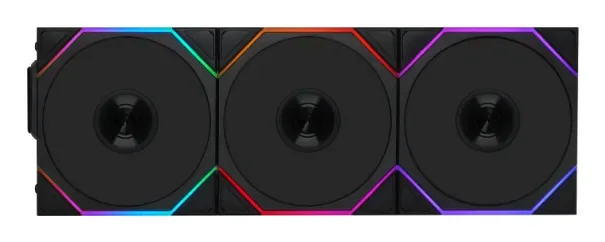 Lian Li UNI FAN TL Wireless LCD (3-pack) - Kotelotuuletin - 120mm - Musta RGB LED valolla - 27 dBA