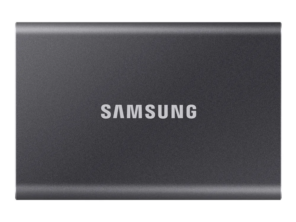 4 TB SSD-levy Samsung Portable T7 Gen2 USB3.2 Titan harmaa