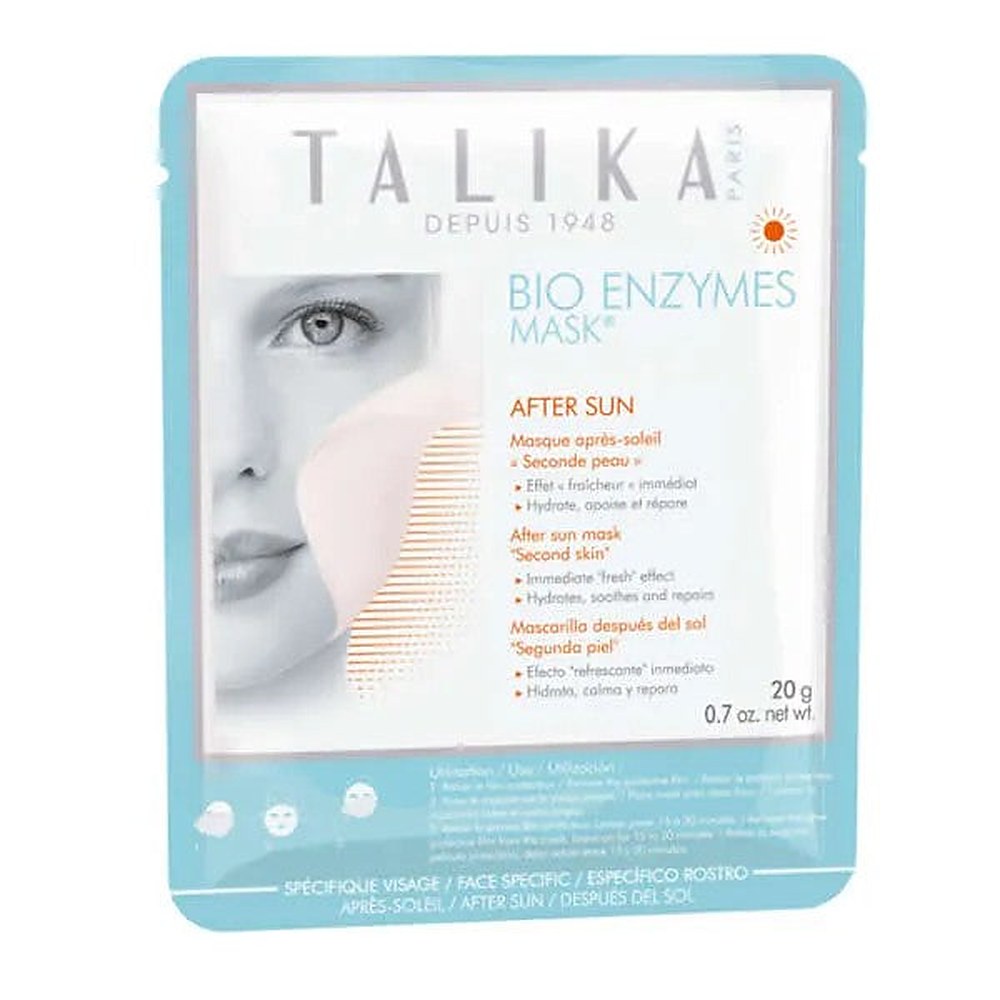 Talika Bio Enzymes rauhoittava auringon jälkeinen kangasnaamio