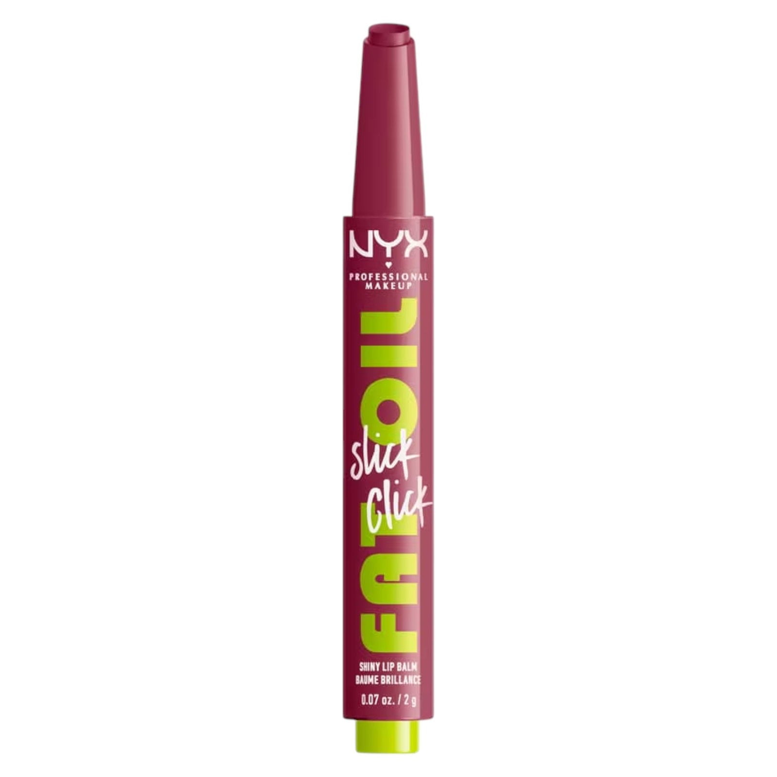 NYX Ammattimainen meikkirasva Oil Slick Click Tinted Lip Balm Color 07 DM Me 2 g