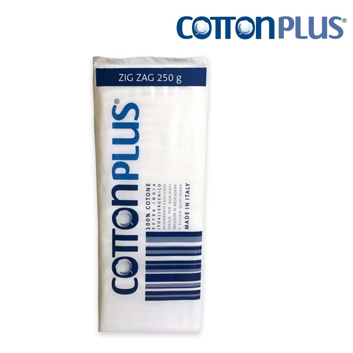 Cotton plus siksak 250 g karstattua hydrofiilistä puuvillaa