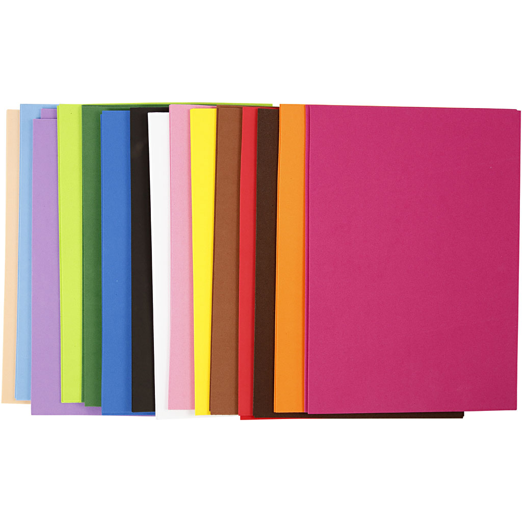 Creativ Company EVA Foam Sheets Color A4 30 Sheets