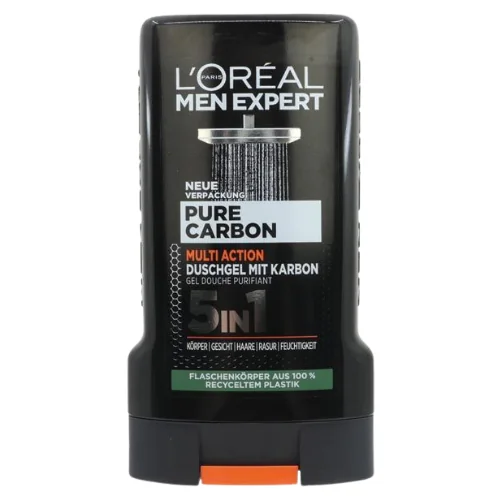 L'Oréal Men Expert Pure Carbon 5-In-1 Monitoimisuihkugeeli - 250 ml