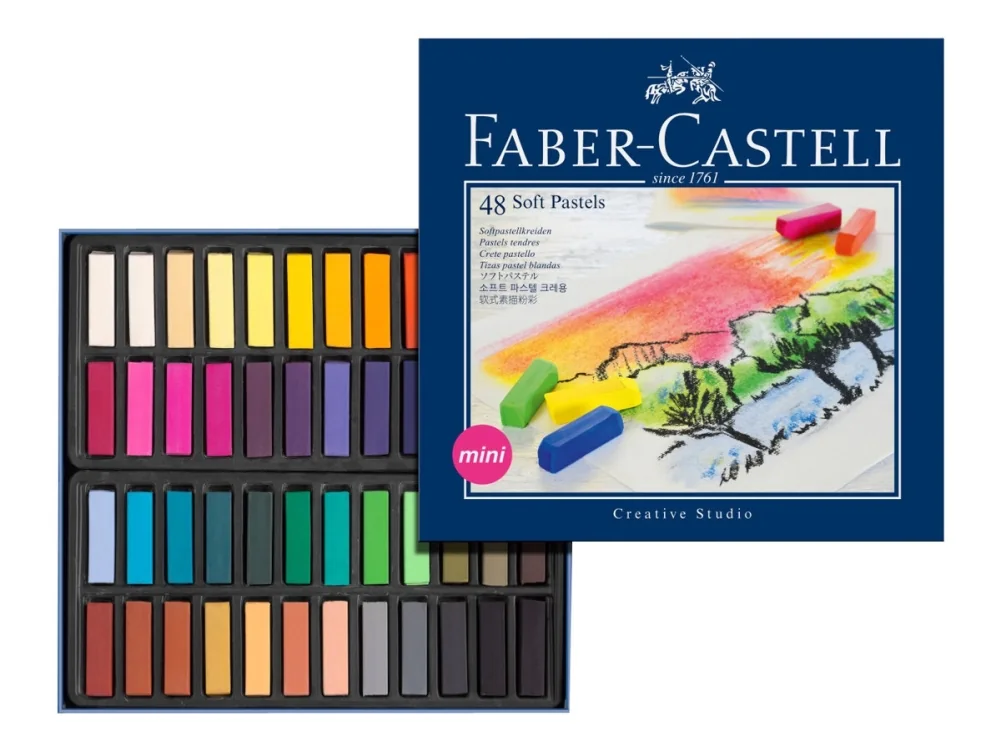 Faber-Castell Soft pastels Mini cardboard box of 48