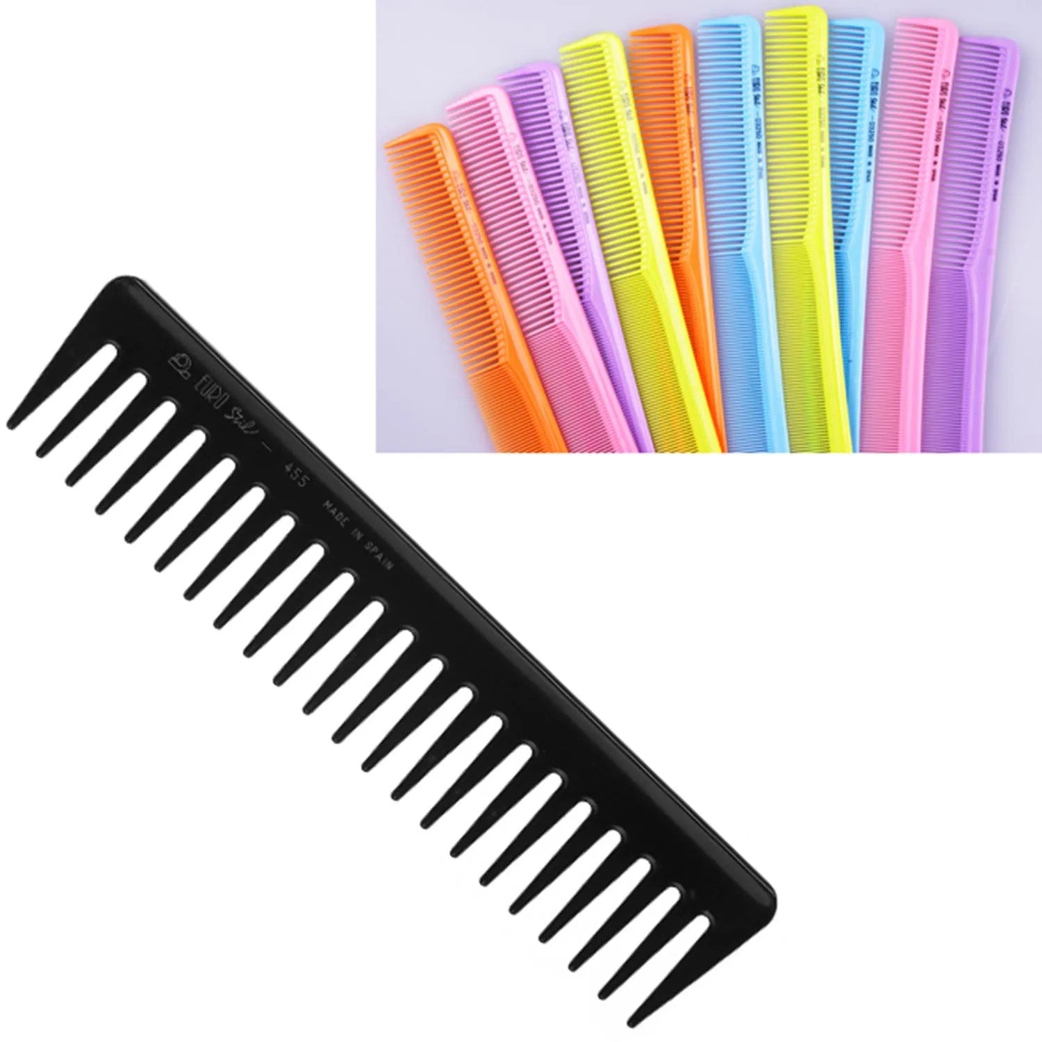 Eurostil Batidor Mechas Comb Mechas 18cm Värit 1un