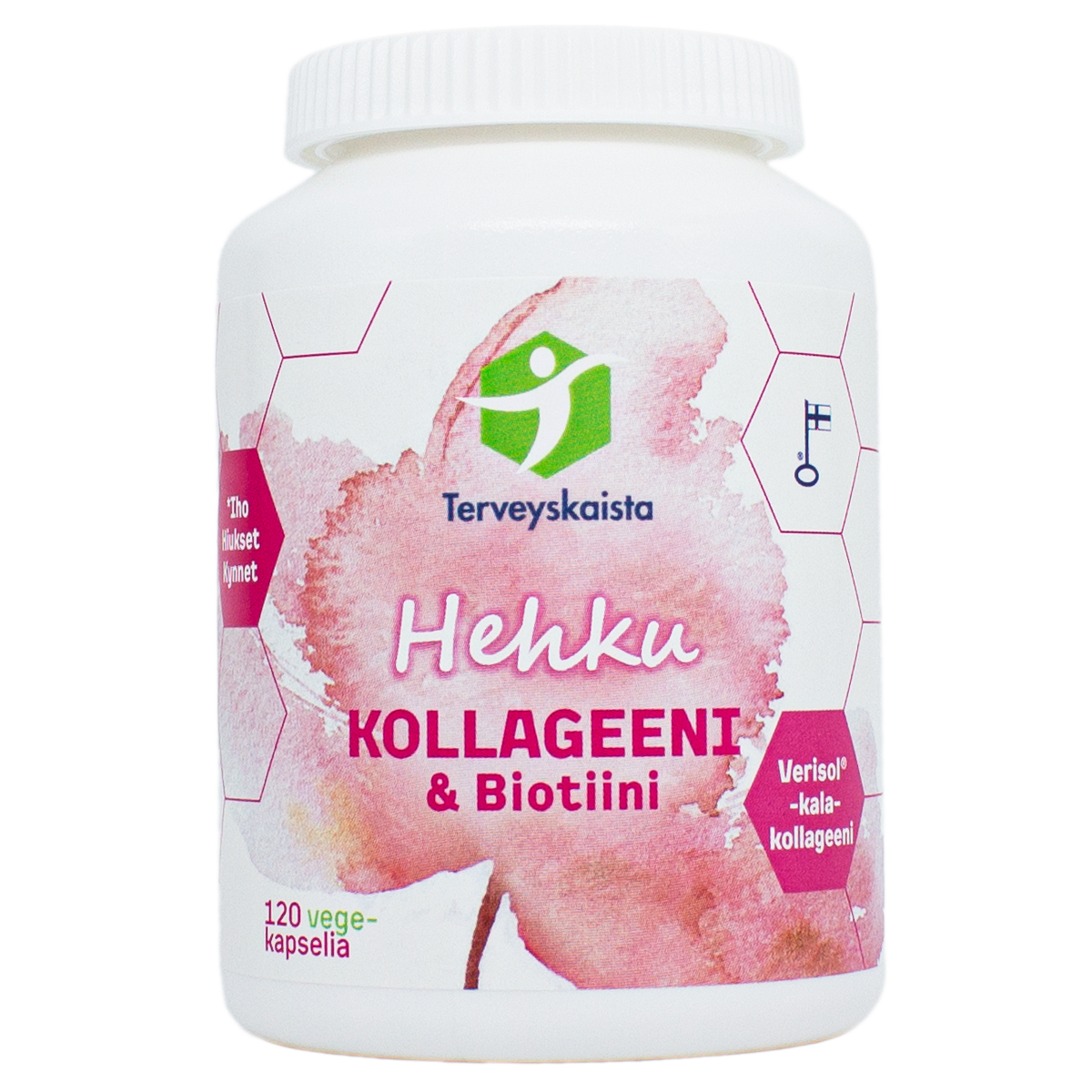 Terveyskaista Hehku Kollageeni&Biotiini 120 kaps