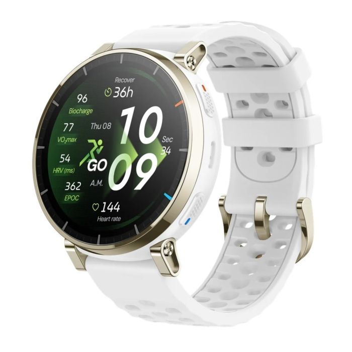 Amazfit Active 3 1,32" älykello, valkoinen