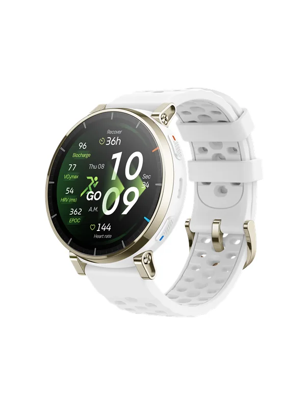 Amazfit Active 3 1,32" älykello, valkoinen