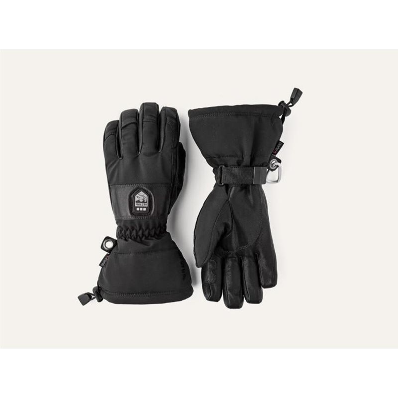 Hestra Heater Gauntlet - 5Finger Black/Black - 6