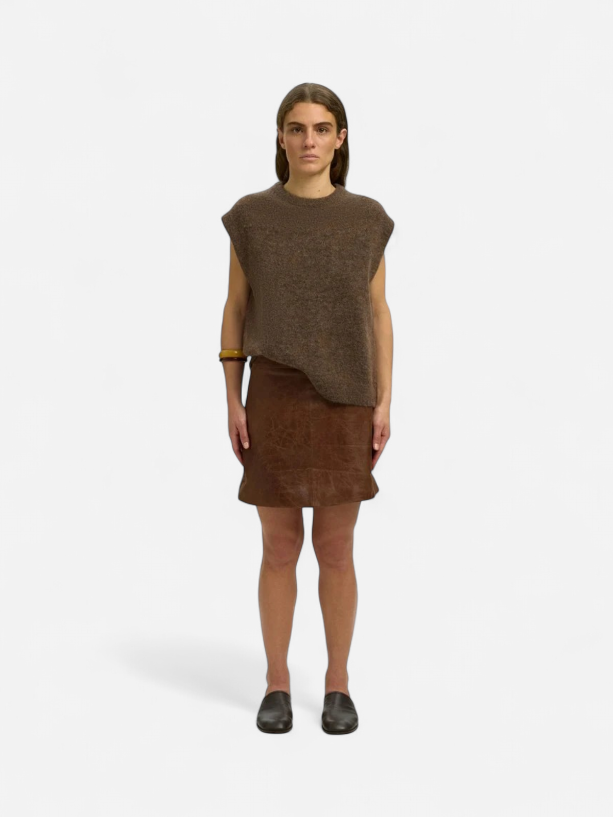 Selected Femme naisten neuleliivi Lulu Sl Knit Vest, Dachshund Melange