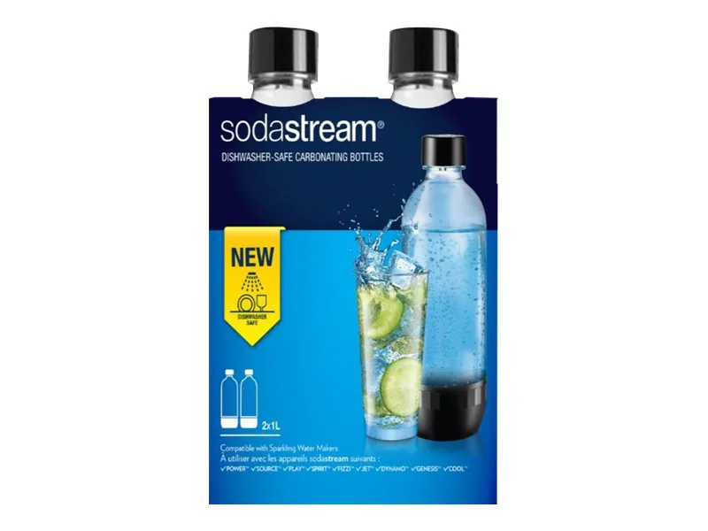 Sodastream 1 litran pullo duopakkaus DWS