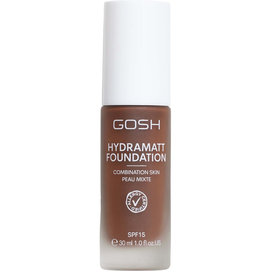Gosh Hydramatt Foundation Combination Skin Peau Mixte 020N Very Deep 30 ml