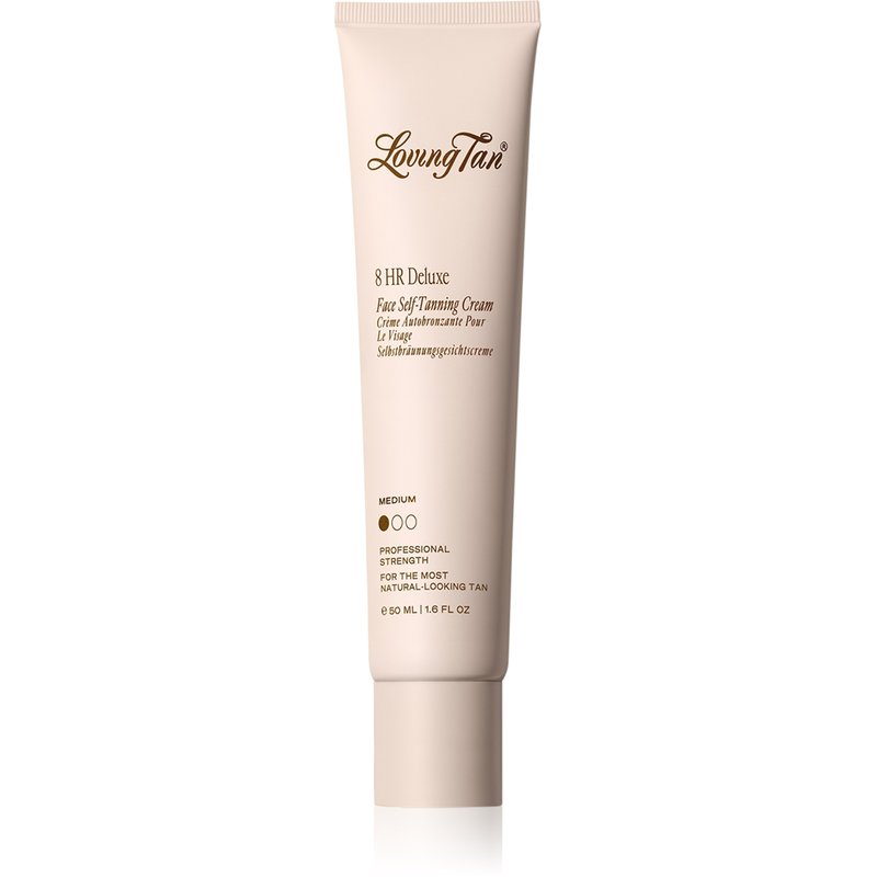 Loving Tan Deluxe Face Tan itseruskettava kasvovoide sävy Medium 50 ml