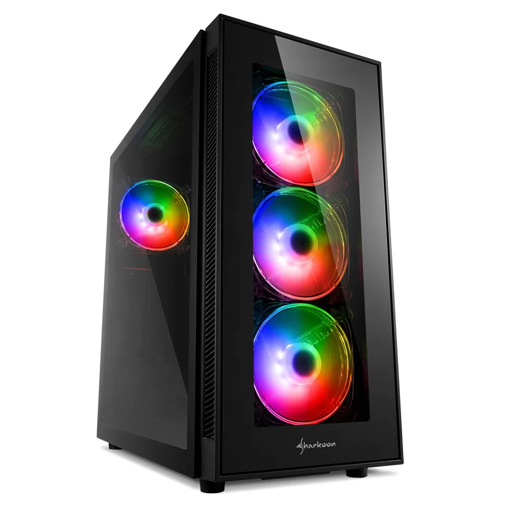 Sharkoon TG5 PRO RGB - Kotelot - Tower - Musta