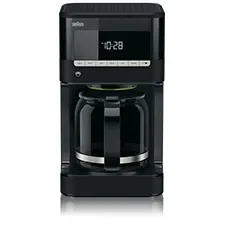 Braun KF 7020, Suodatinkahvinkeitin, Jauhettu kahvi, 1000 W, Musta