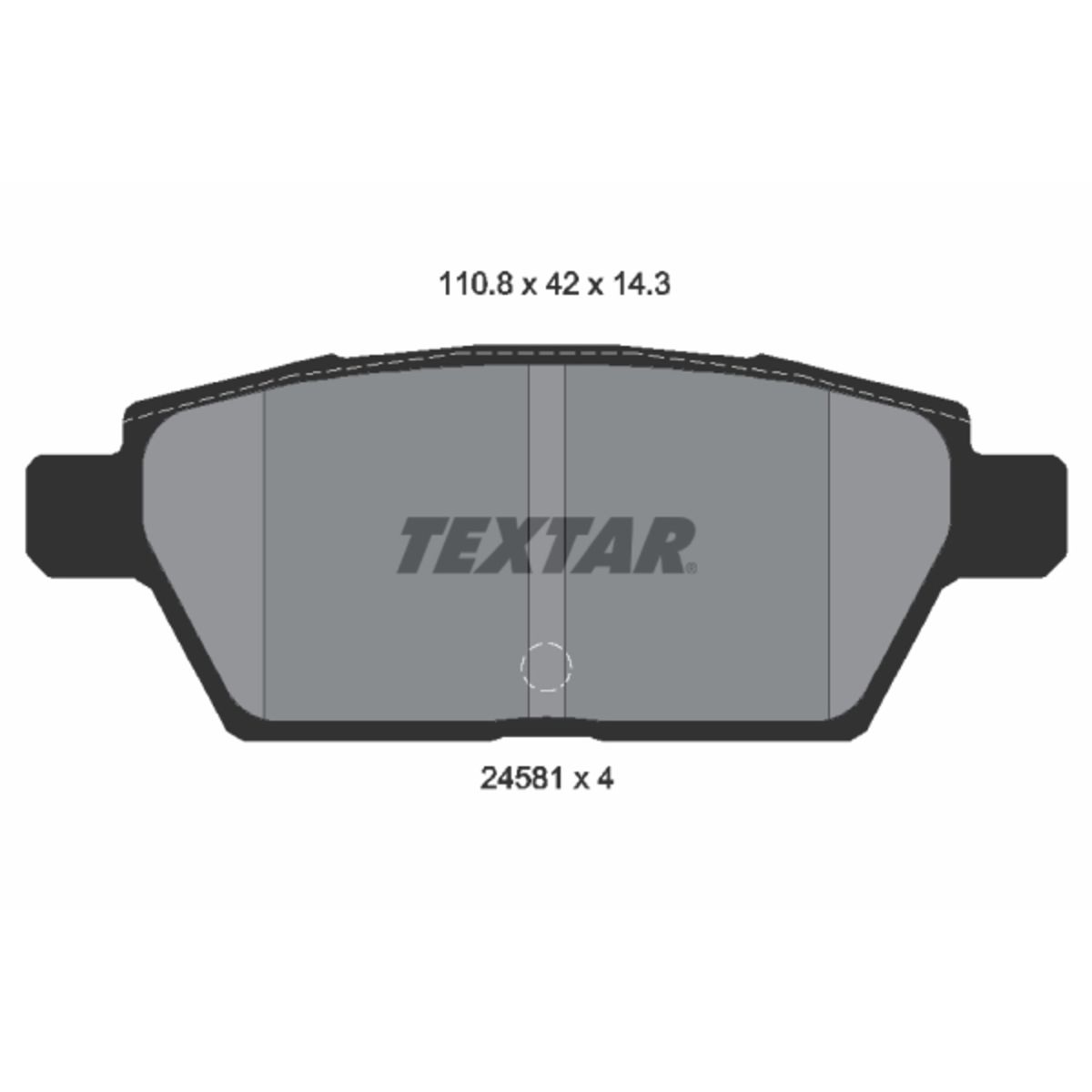 Jarrupalat, levyjarru TEXTAR 2458102