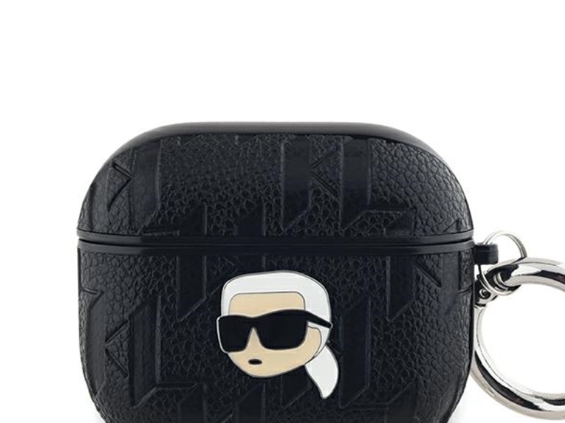 Karl Lagerfeld Monogram Karl Head case for AirPods 3 - black