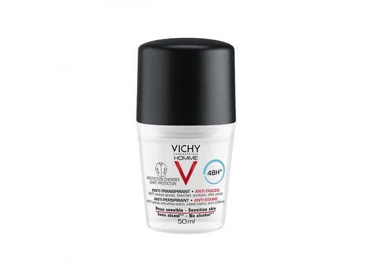 Vichy Homme Deo Shirt Protection 48T - 50 ml
