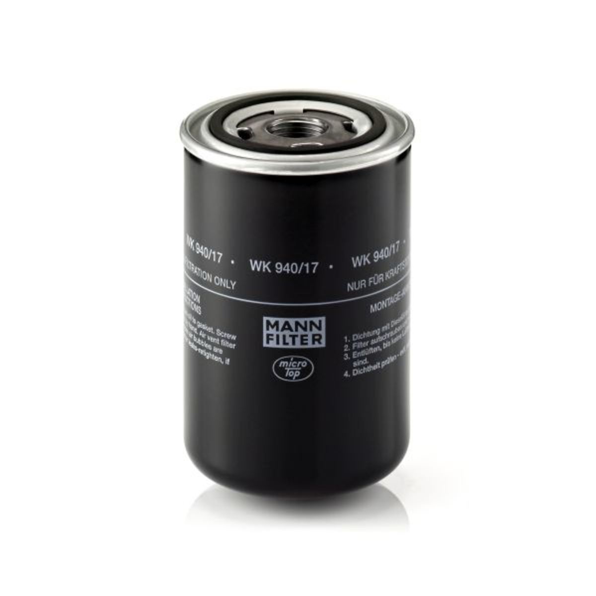 Polttoainesuodatin MANN-FILTER WK 940/17