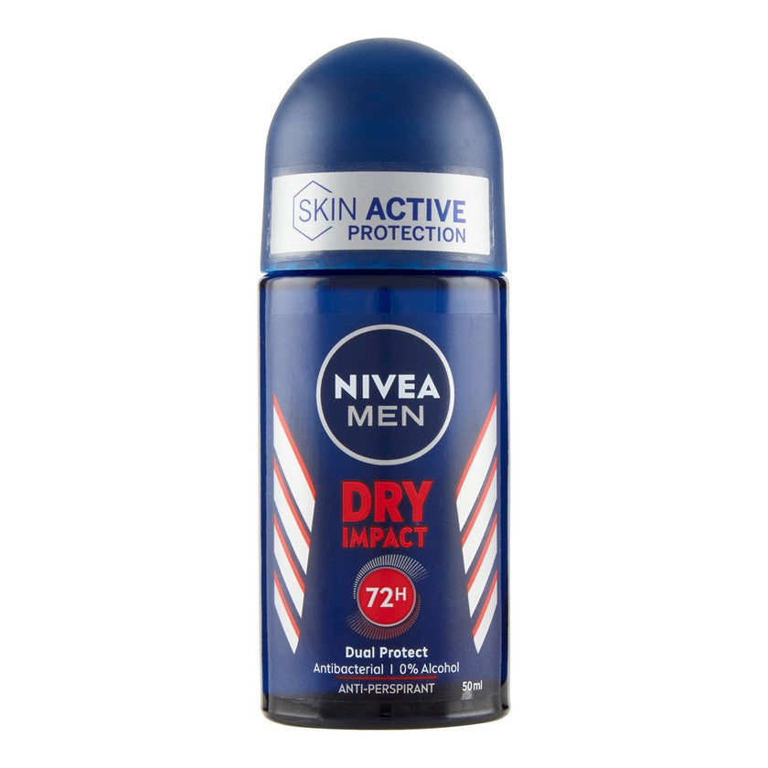Nivea Dry Impact Deodorant Antiperspirant Roll On 50ml