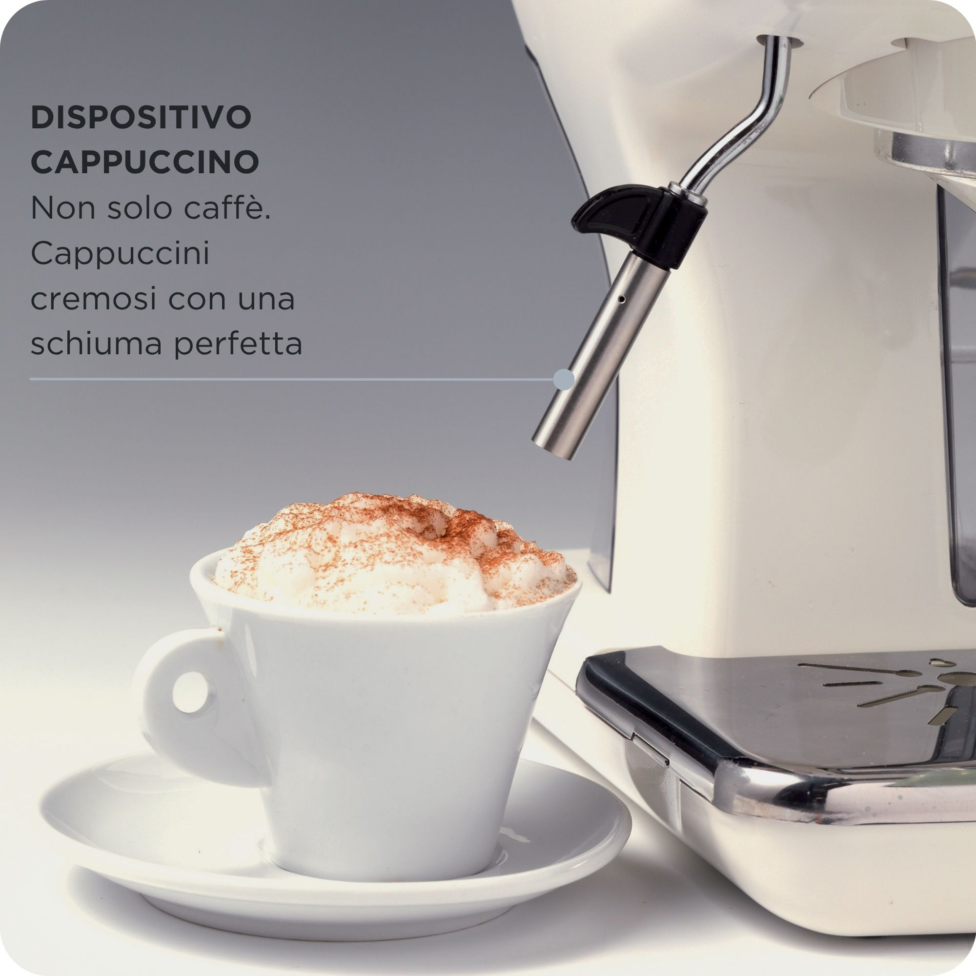 Ariete 1389 Vintage - coffee machine with cappuccinatore - 15 bar - Vihreä
