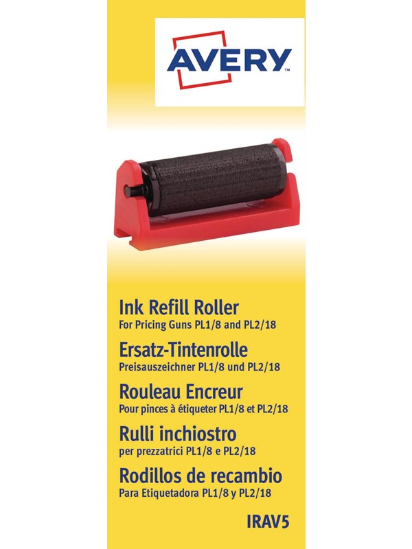 Avery Ink refill 5 pcs per pack black