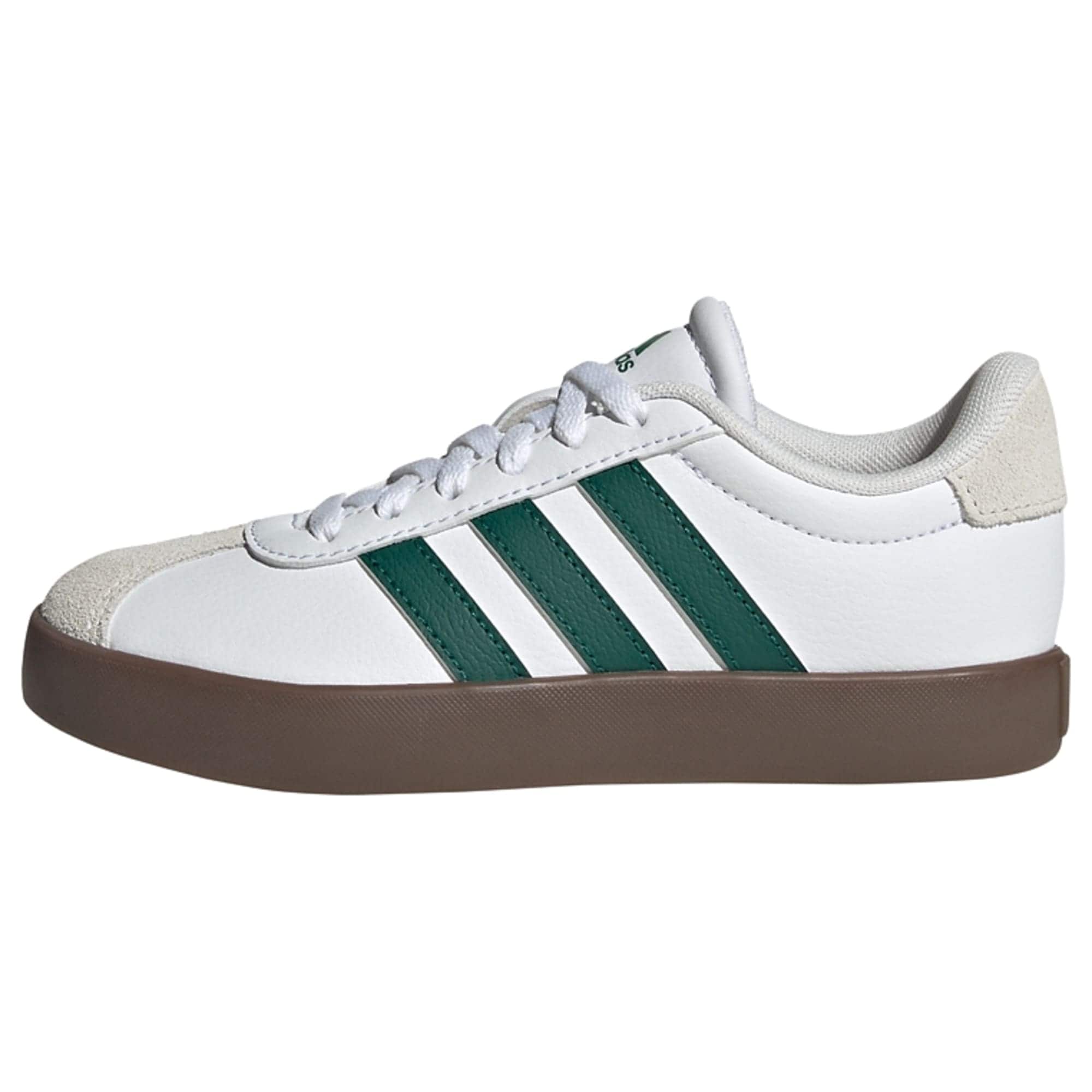 ADIDAS SPORTSWEAR Urheilukengät 'VL Court 3.0'  vaaleanharmaa / tummanvihreä / valkoinen