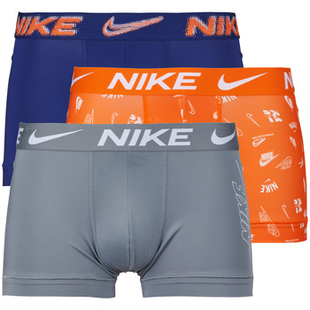 NIKE Underwear Bokserishortsit 'ESSENTIAL' laivastonsininen / harmaa / oranssi / valkoinen