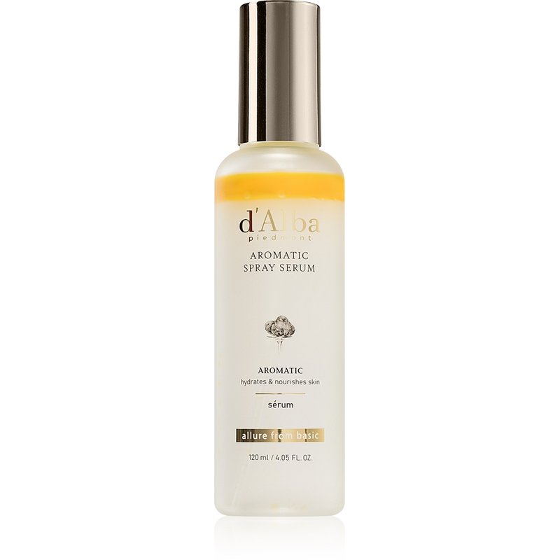 d'Alba White Truffle First Aromatic Spray Serum intensiivinen kosteuttava kasvosuihke 120 ml