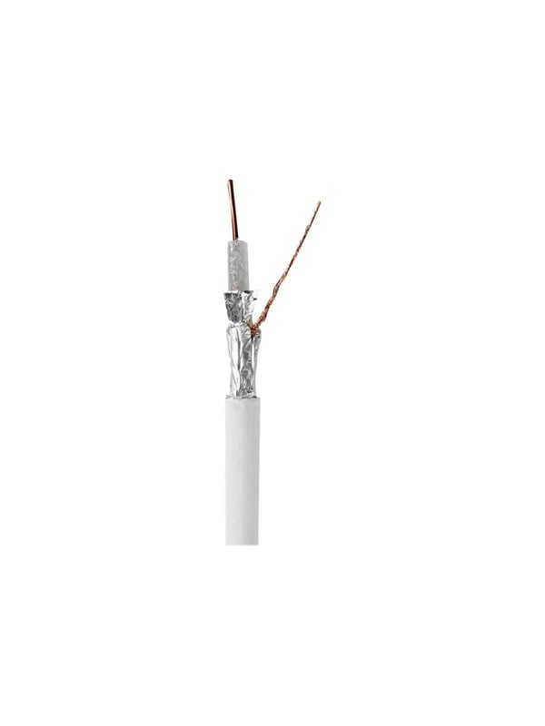 Nedis Koaksiaalikaapelikela | 4G/LTE suojattu | 75 Ohm | Kolminkertainen suojaus | ECA | 10.0 m | Antenni | PVC | Valkoinen | Kela